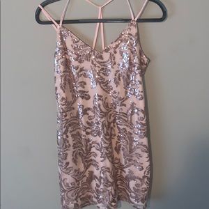Light pink party dress